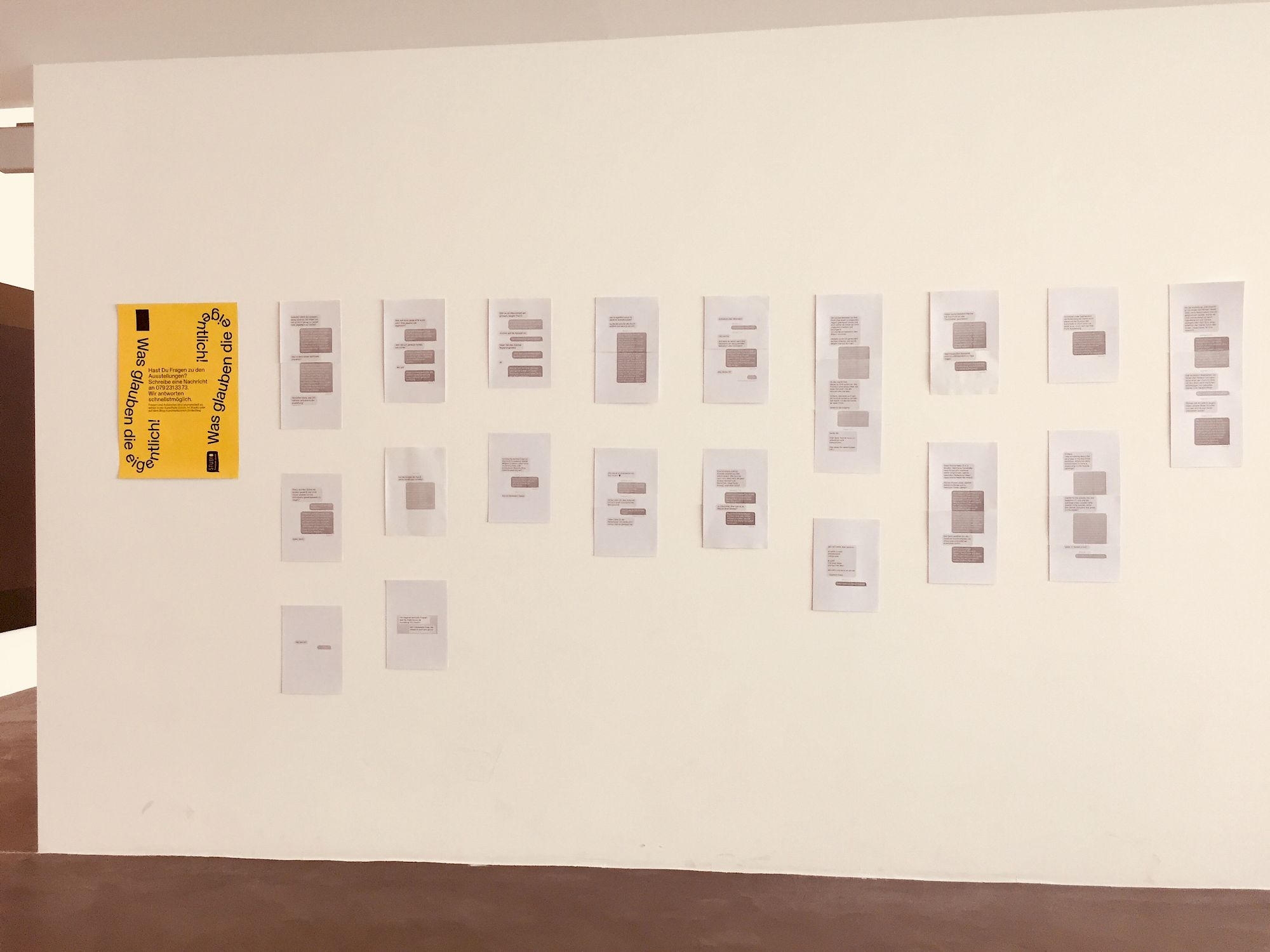 SMS-Tool «Was glauben die eigentlich!»